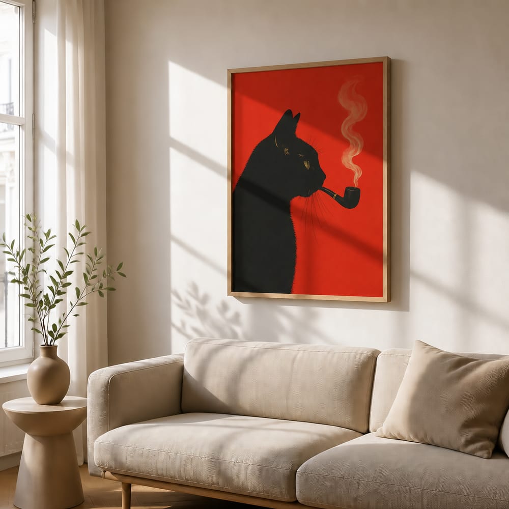 Same room with a new poster swapped in