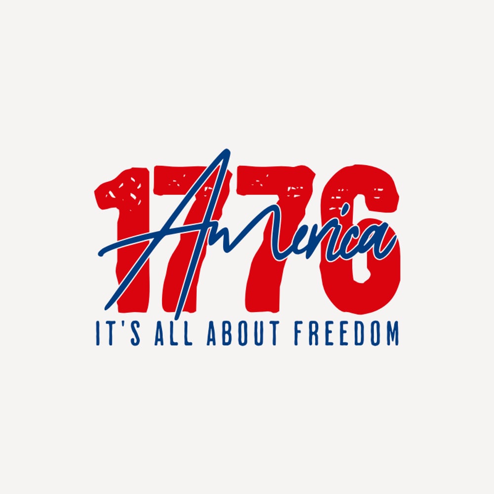 The flat "1776 America" design file
