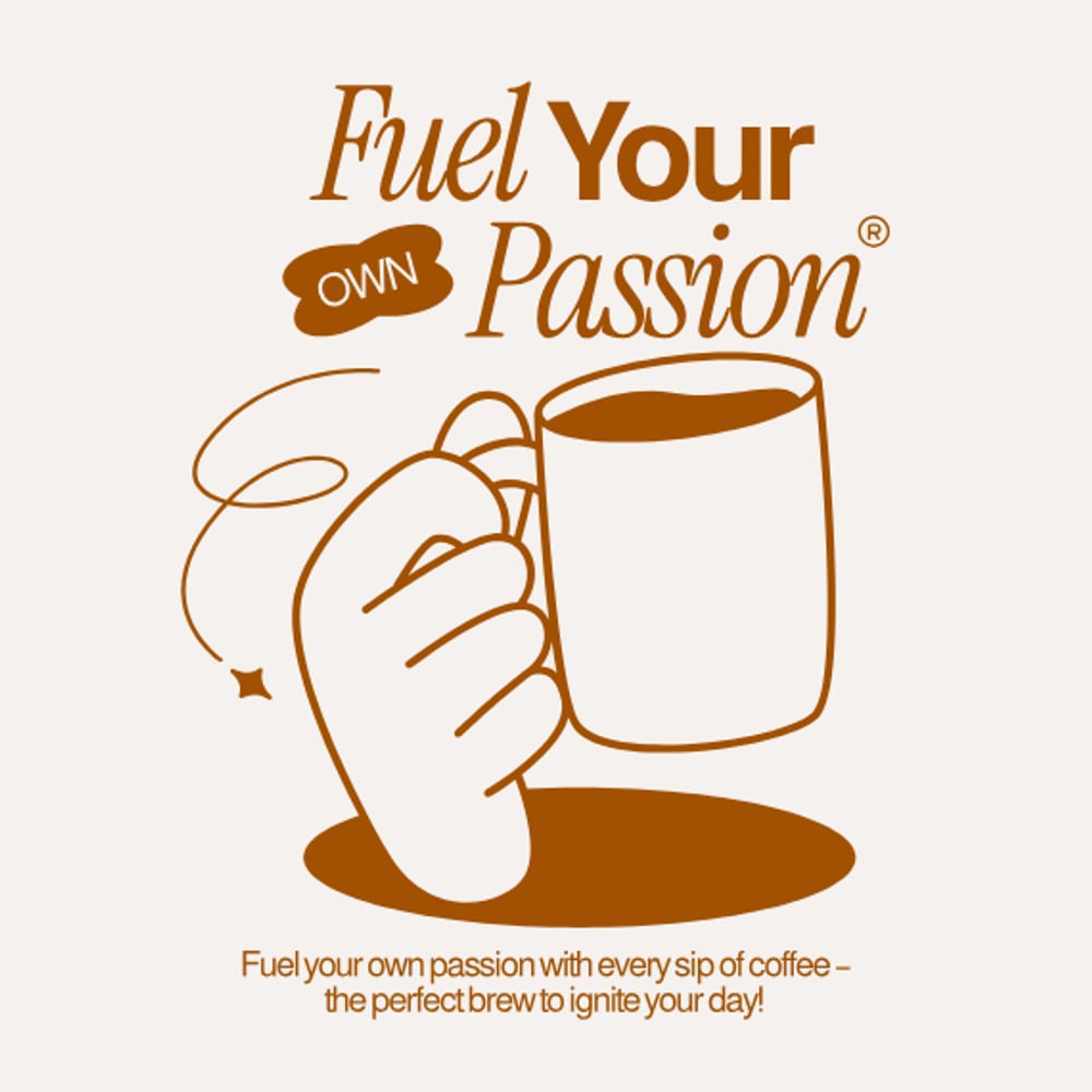 The flat "Fuel Your Own Passion" design file