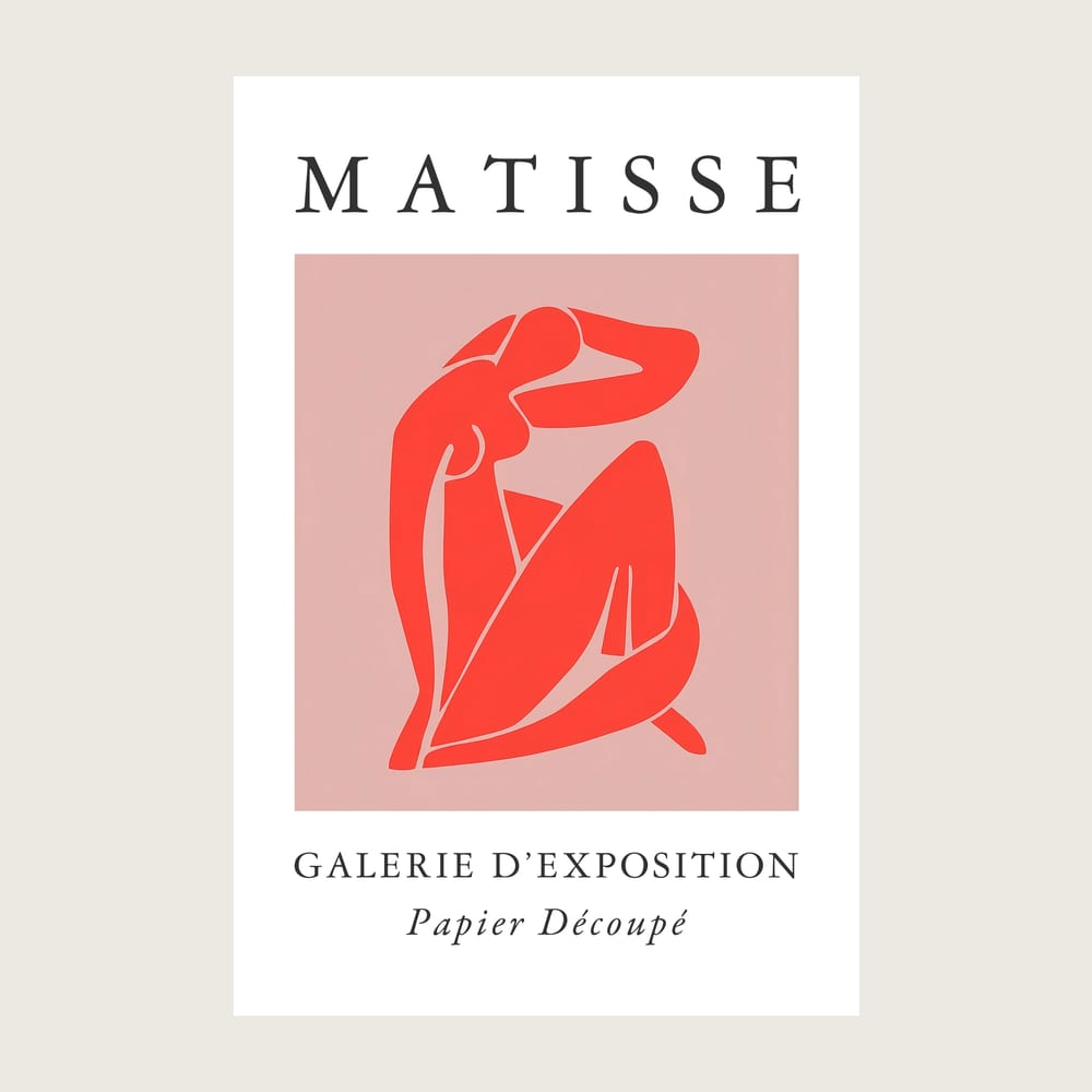 The flat Matisse poster file before generation