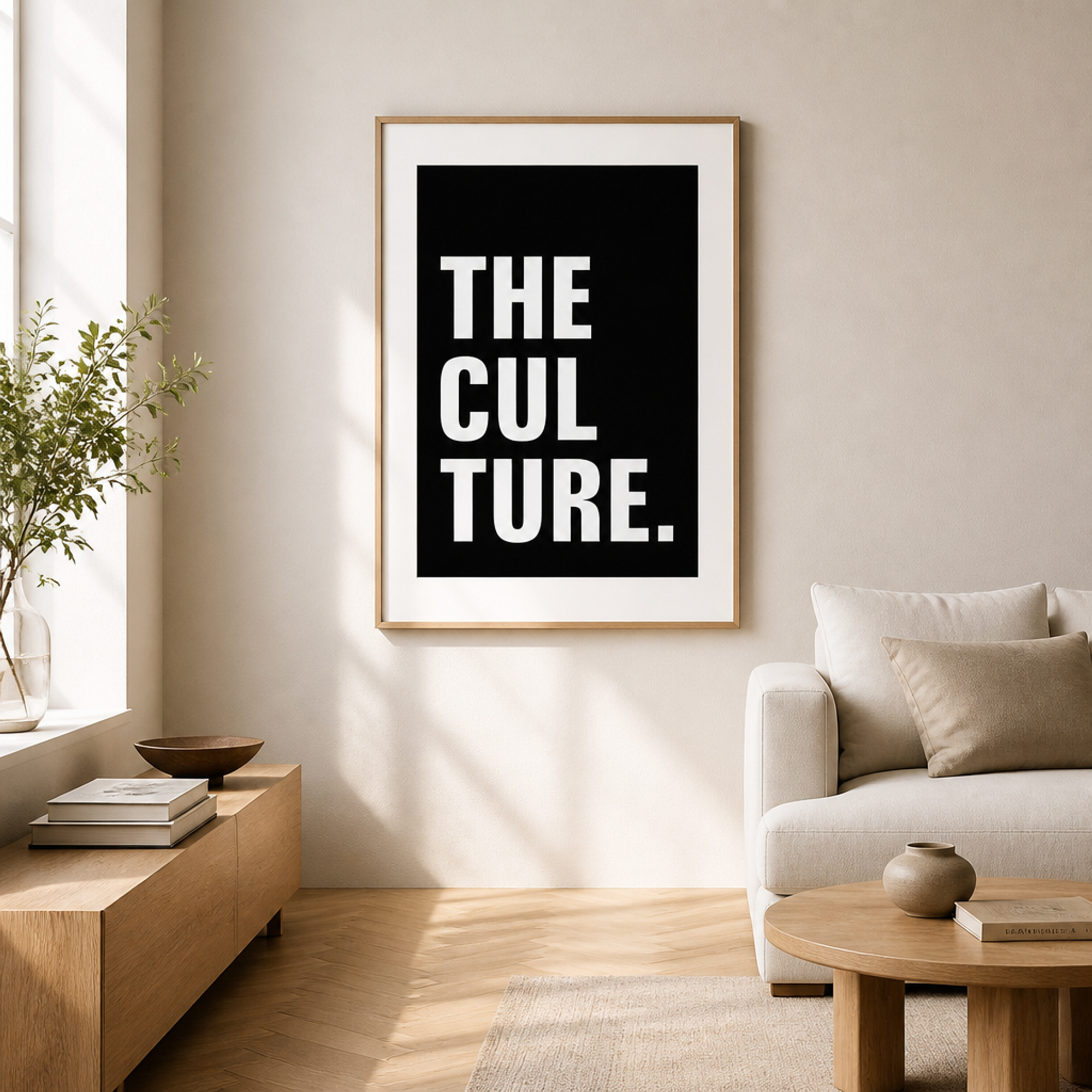Poster mockup generated without Photoshop or design software
