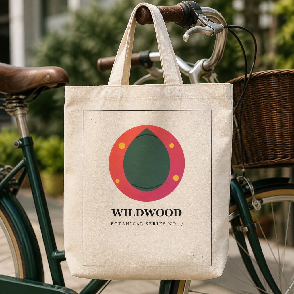 AI-generated tote bag mockup for Etsy listings