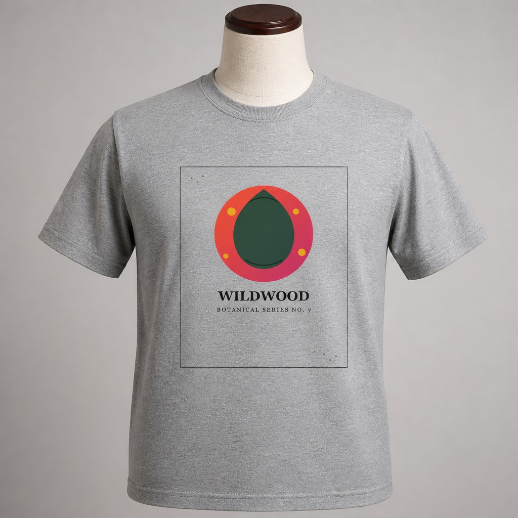 AI-generated t-shirt mockup on a mannequin